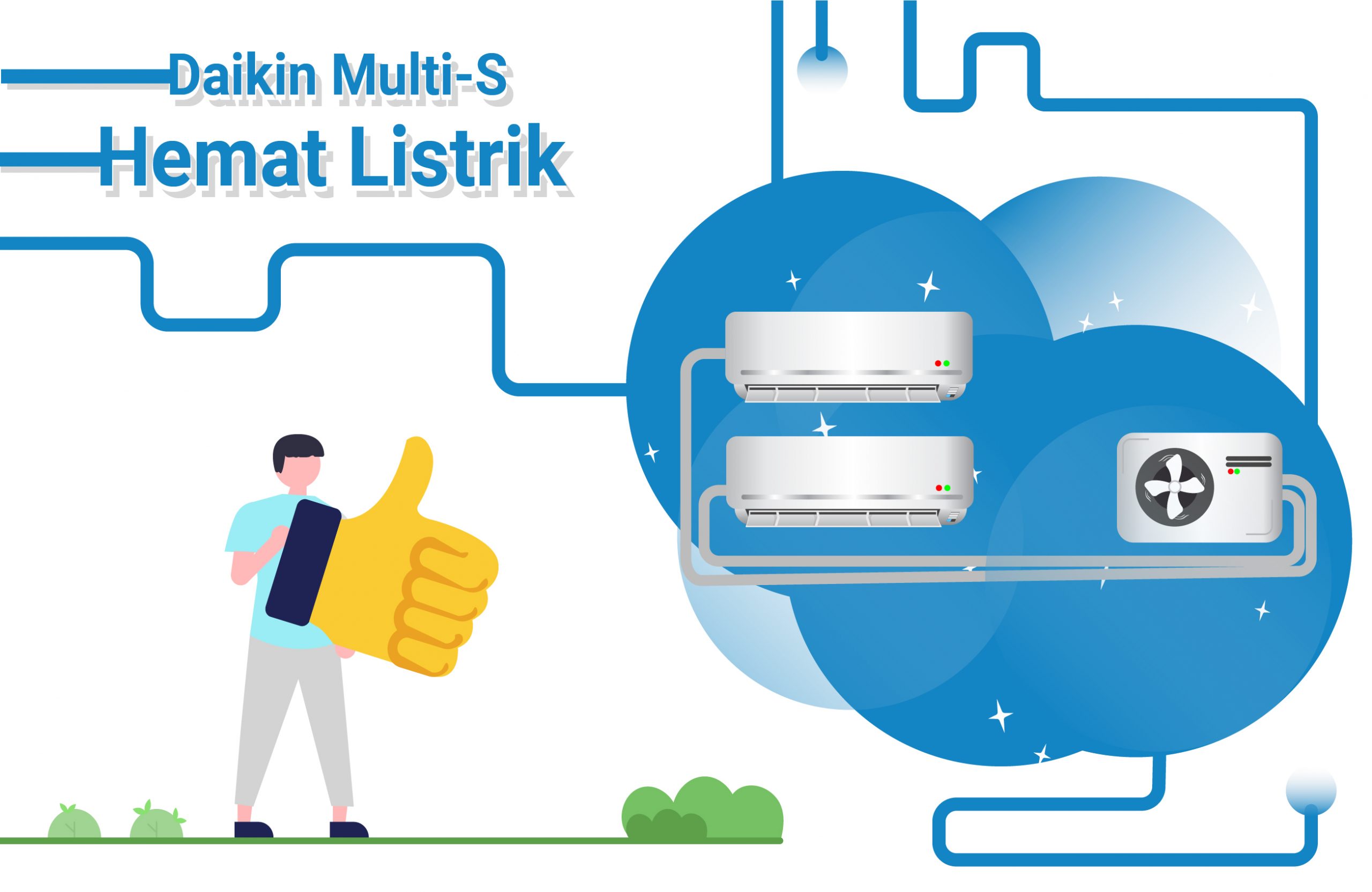 Apakah AC Multi Split Hemat Listrik? Ini Faktanya