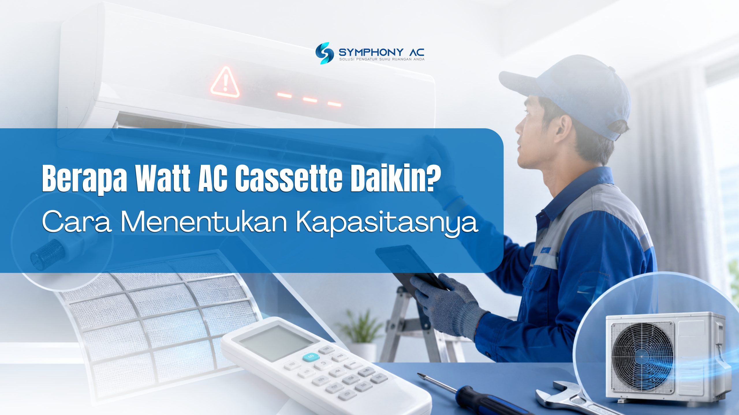 Berapa Watt AC Cassette Daikin? Cara Menentukan Kapasitasnya