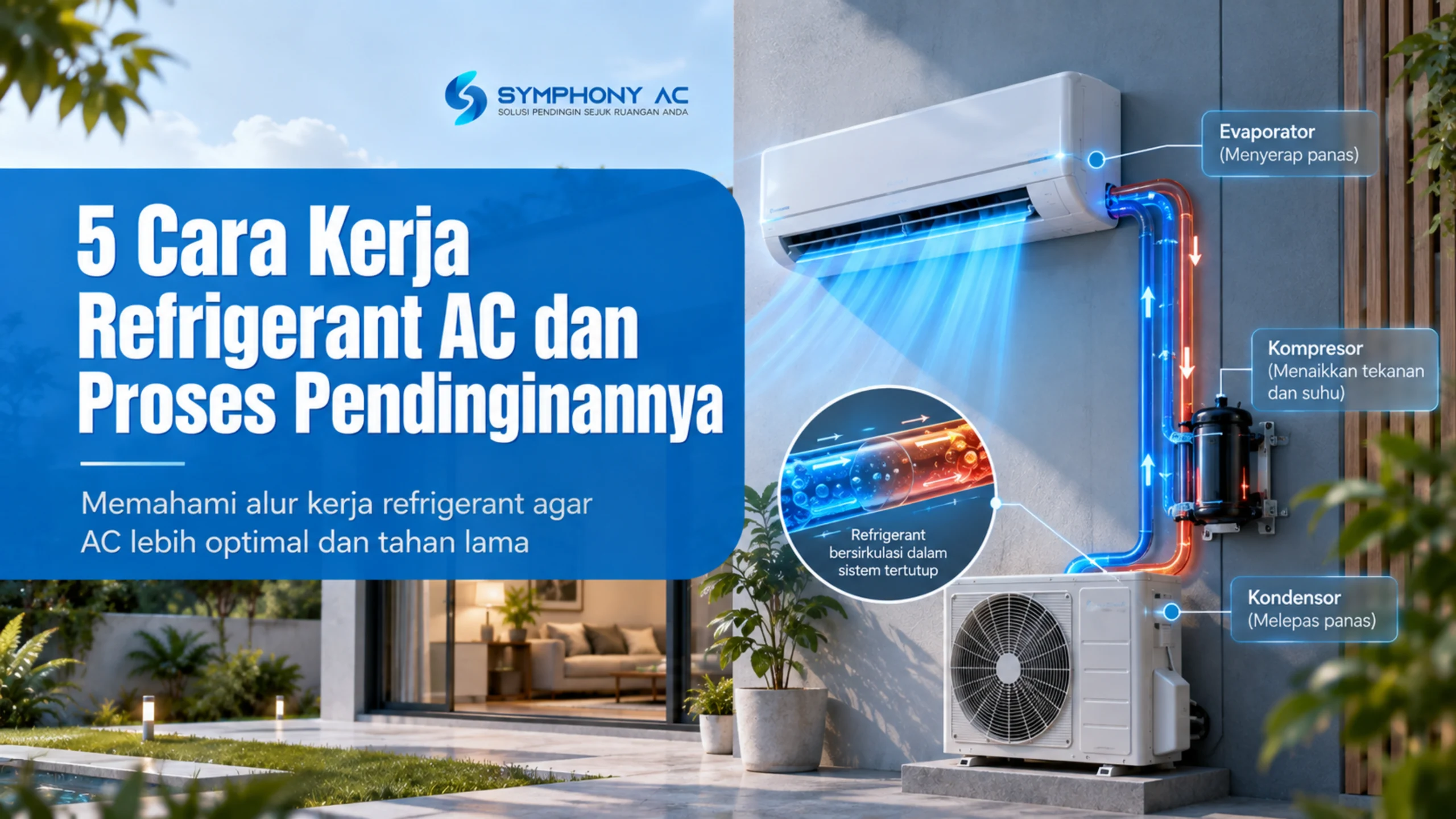 cara kerja refrigerant AC