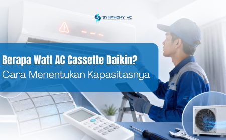 Berapa Watt AC Cassette Daikin? Cara Menentukan Kapasitasnya